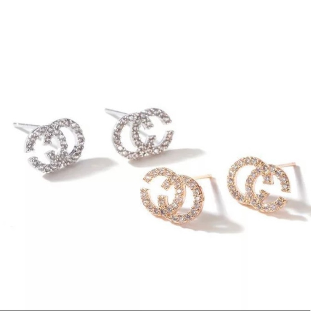 CC zircon crystal earrings